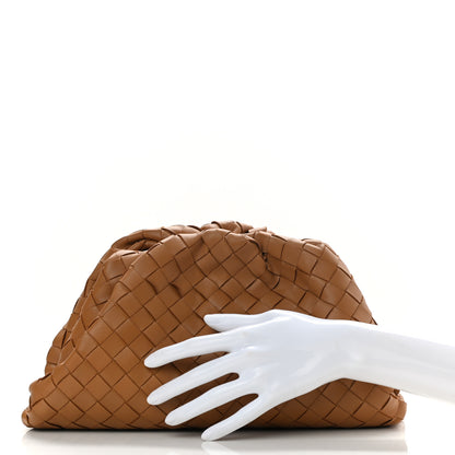 Bottega Veneta Nappa Intrecciato Teen Pouch Caramel 2 of 7