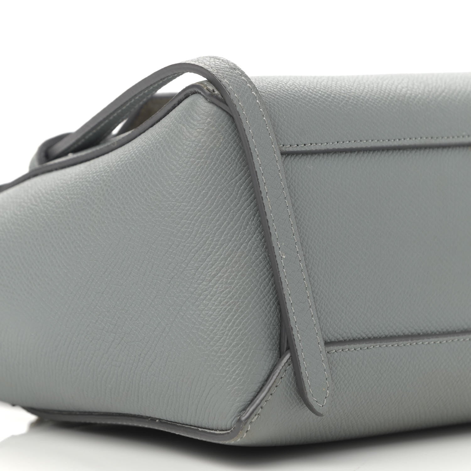 Celine Grained Calfskin Nano Belt Bag Grey 9 of 18