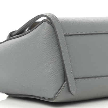 Celine Grained Calfskin Nano Belt Bag Grey 9 of 18