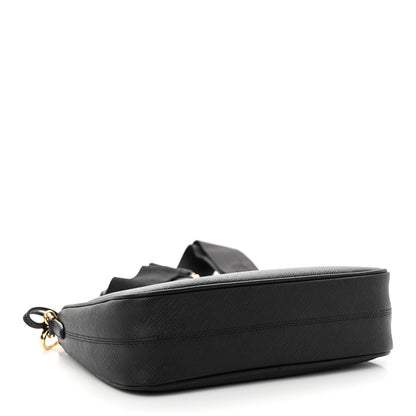 Prada Saffiano Lux Re-Edition 2005 Shoulder Bag Black 4 of 9