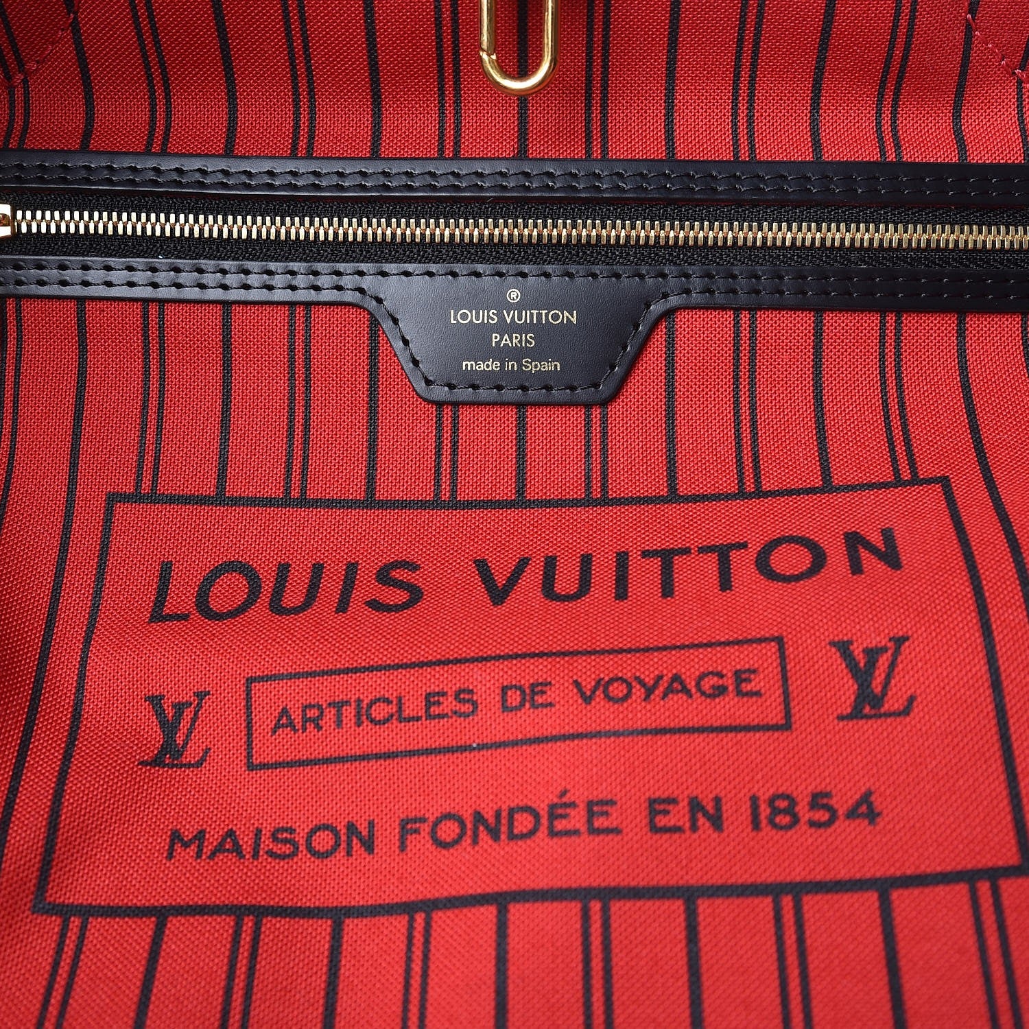 Louis Vuitton Monogram Kabuki Neverfull MM 6 of 9