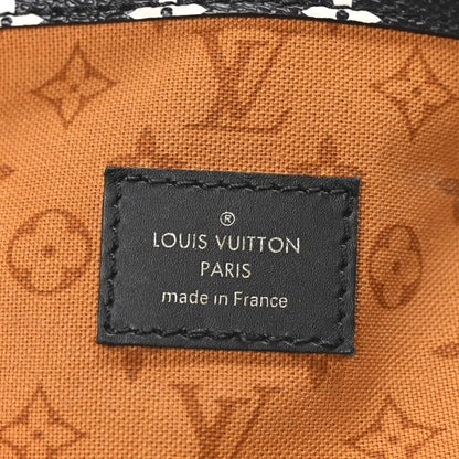 Louis Vuitton Monogram Giant Crafty Speedy Bandouliere 25 Creme Caramel 6 of 9