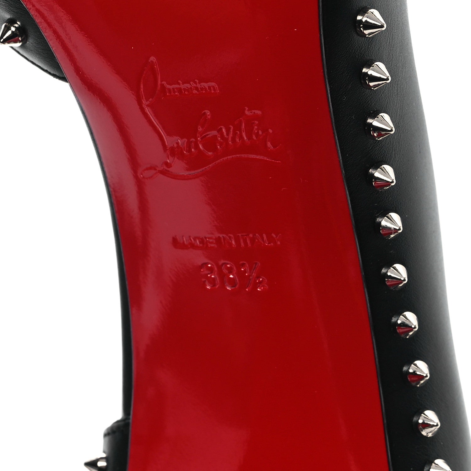 Christian Louboutin Calfskin Vidura 85 Pumps 38.5 Black 7 of 9