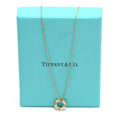 Tiffany 18K Yellow Gold Diamond Atlas Pierced Pendant Necklace 7 of 7