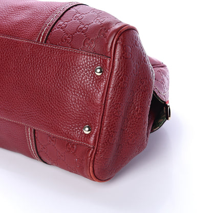 Gucci Guccissima Signoria Large Dome Bag Red 8 of 8