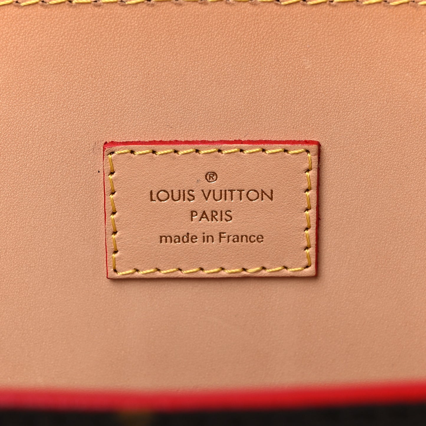 Monogram Calf Hair Spikes Iconoclasts Christian Louboutin Tote Red