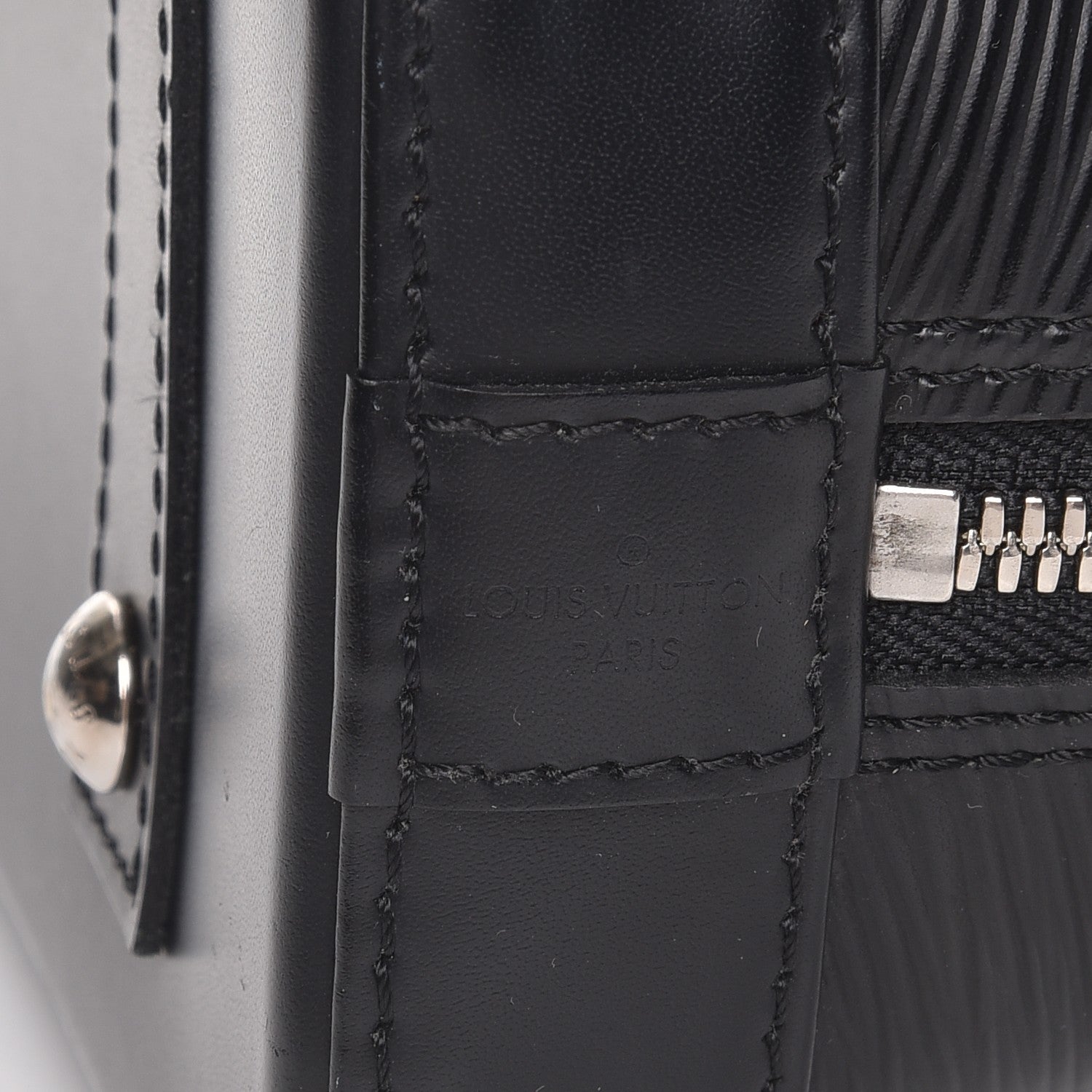 Louis Vuitton Epi Alma BB Black 6 of 9