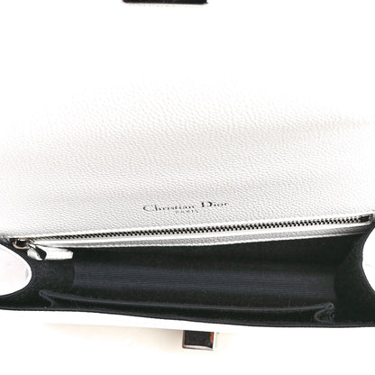 Christian Dior Grained Calfskin Small Diorama Flap Bag White 4 of 4