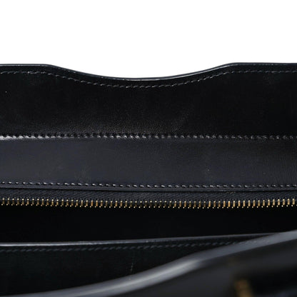Saint Laurent Shiny Calfskin Large Uptown Tote Black 24 of 24