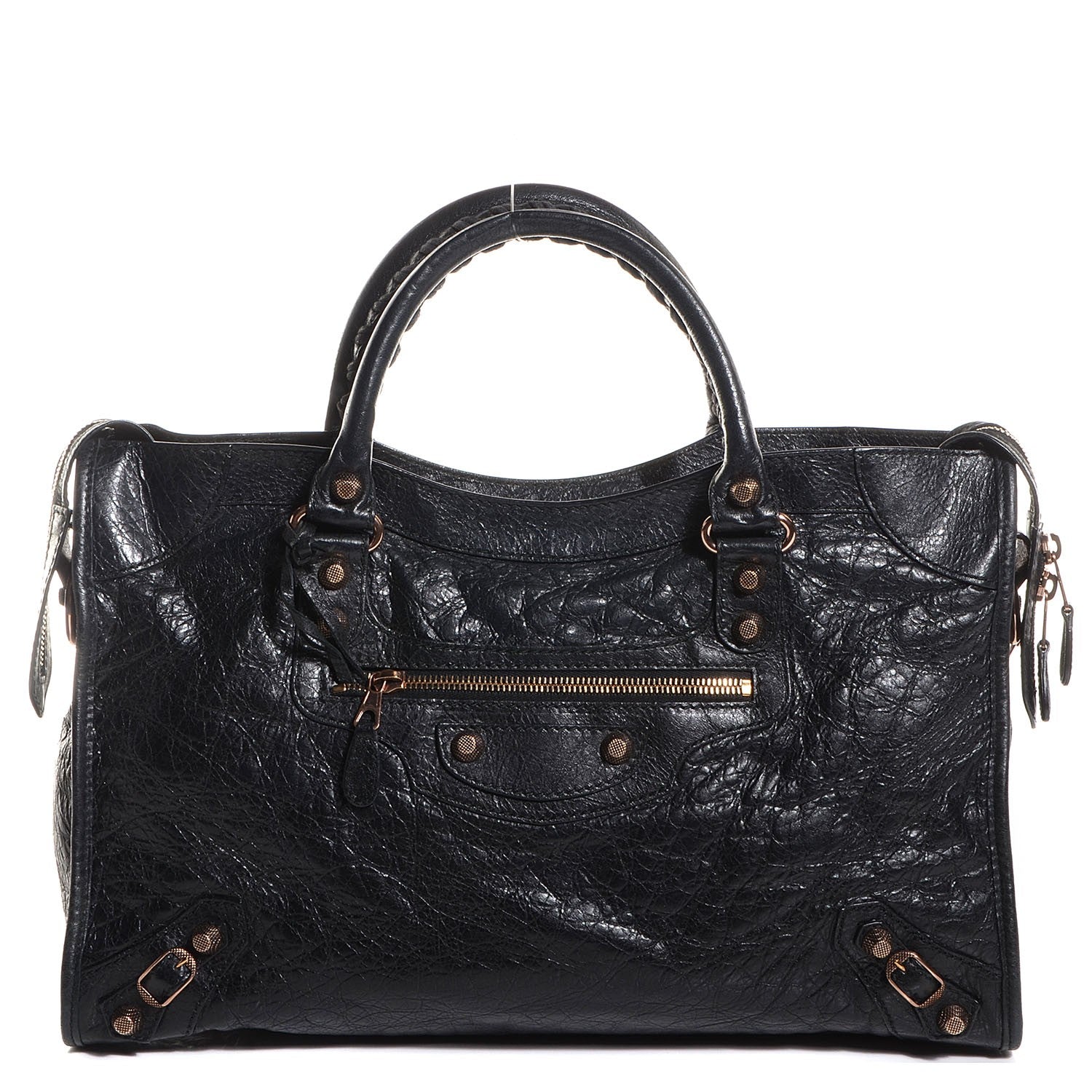 Balenciaga Agneau Giant 12 Rose Gold Hardware City Black 1 of 12