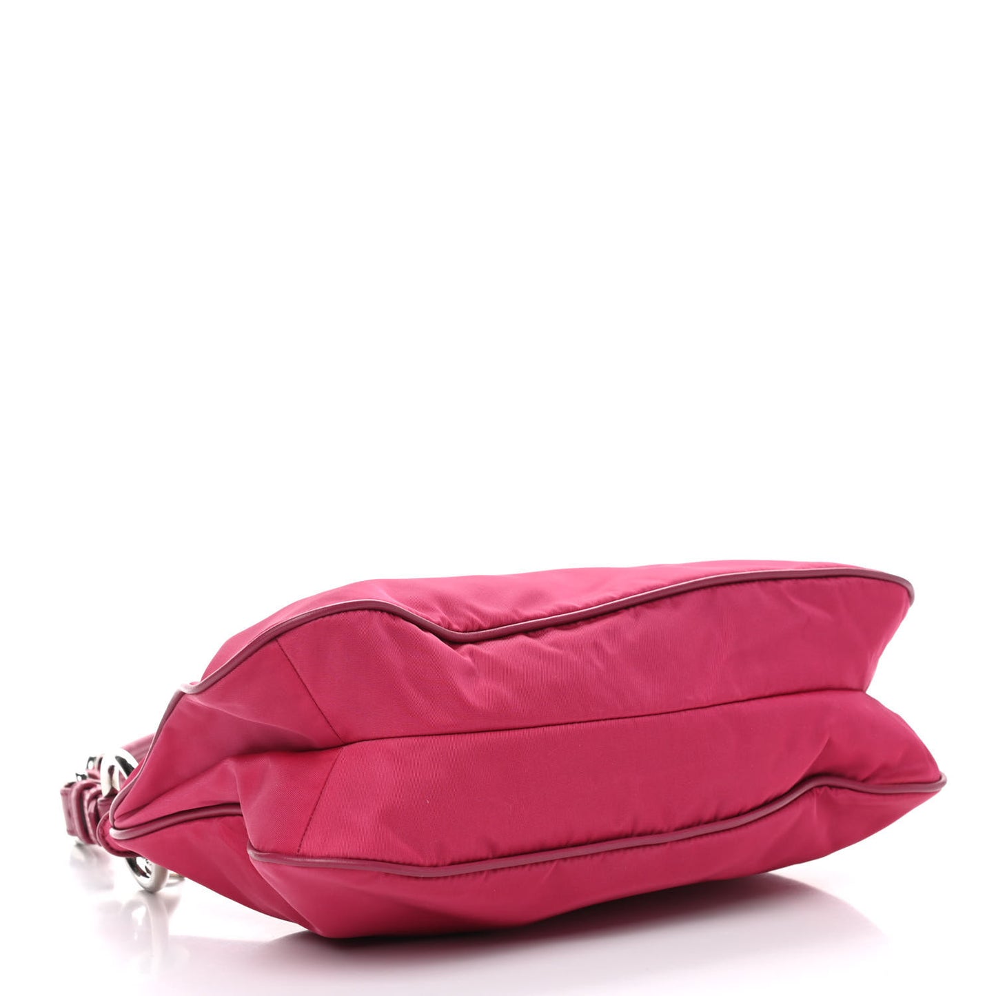 Tessuto Nylon Soft Calfskin Shoulder Bag Ibisco