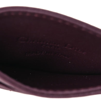 Christian Dior Lambskin Cannage Lady Dior Card Holder Deep Amaranth 5 of 9