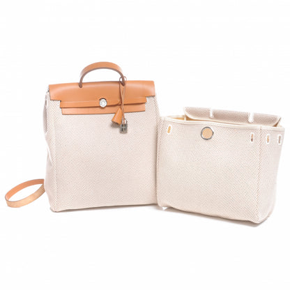 Hermes Toile HERBAG GM Natural 1 of 11