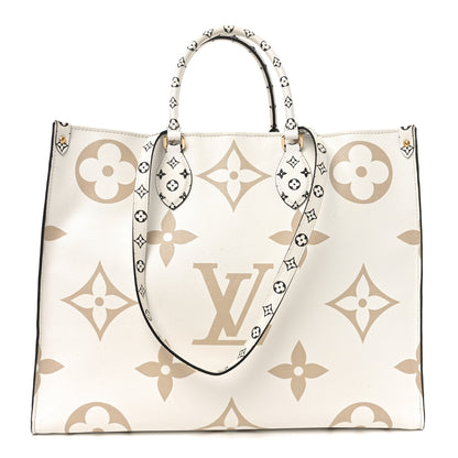 Louis Vuitton Monogram Giant Onthego GM Kaki Beige 1 of 10