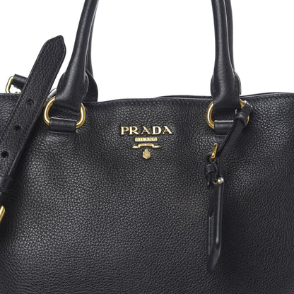 Prada Vitello Daino Tote Black 8 of 8