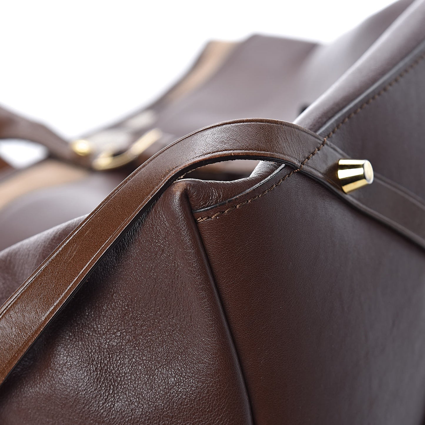 Calfskin House Check Small Salisbury Tote Brown
