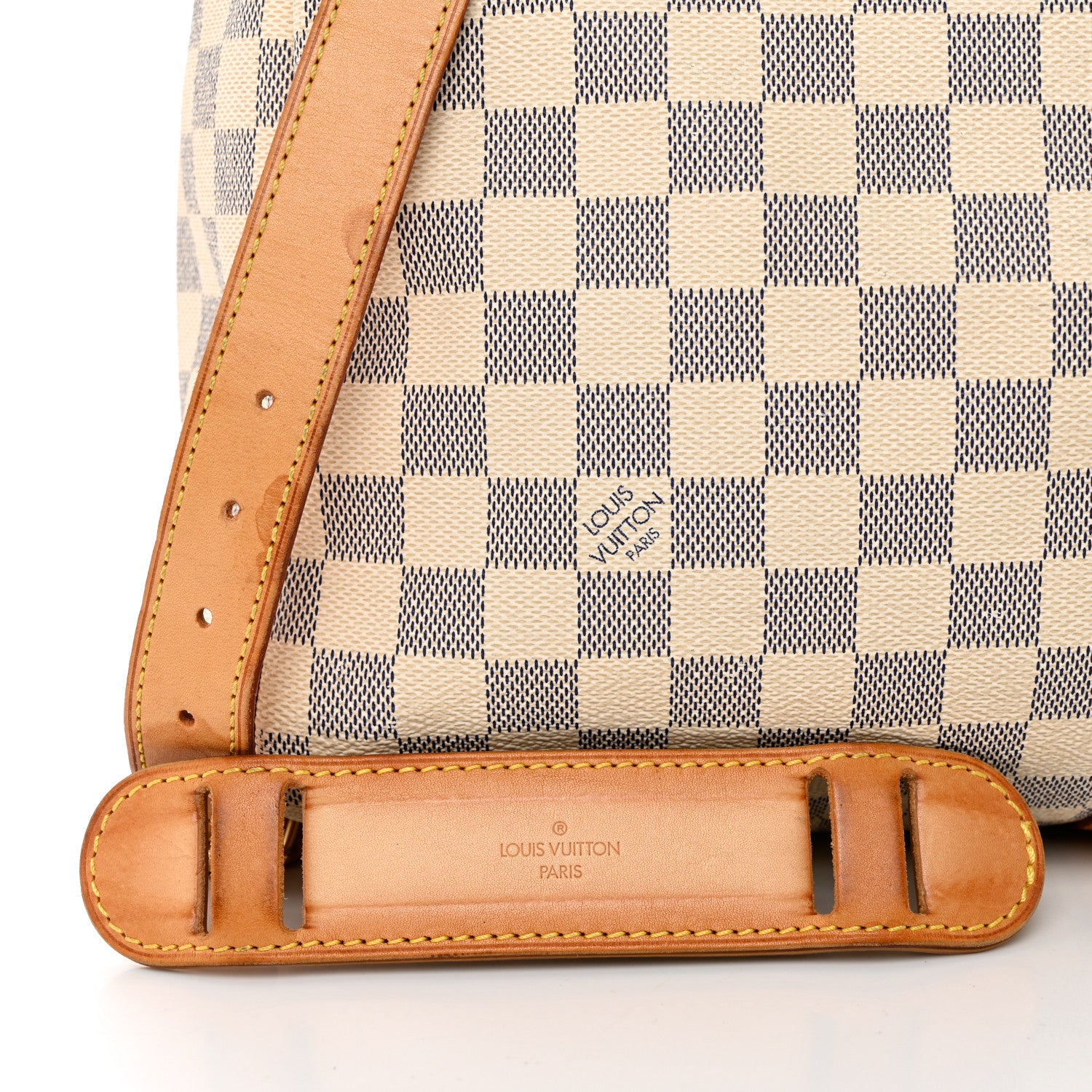 Louis Vuitton Damier Azur Keepall Bandouliere 45 11 of 13