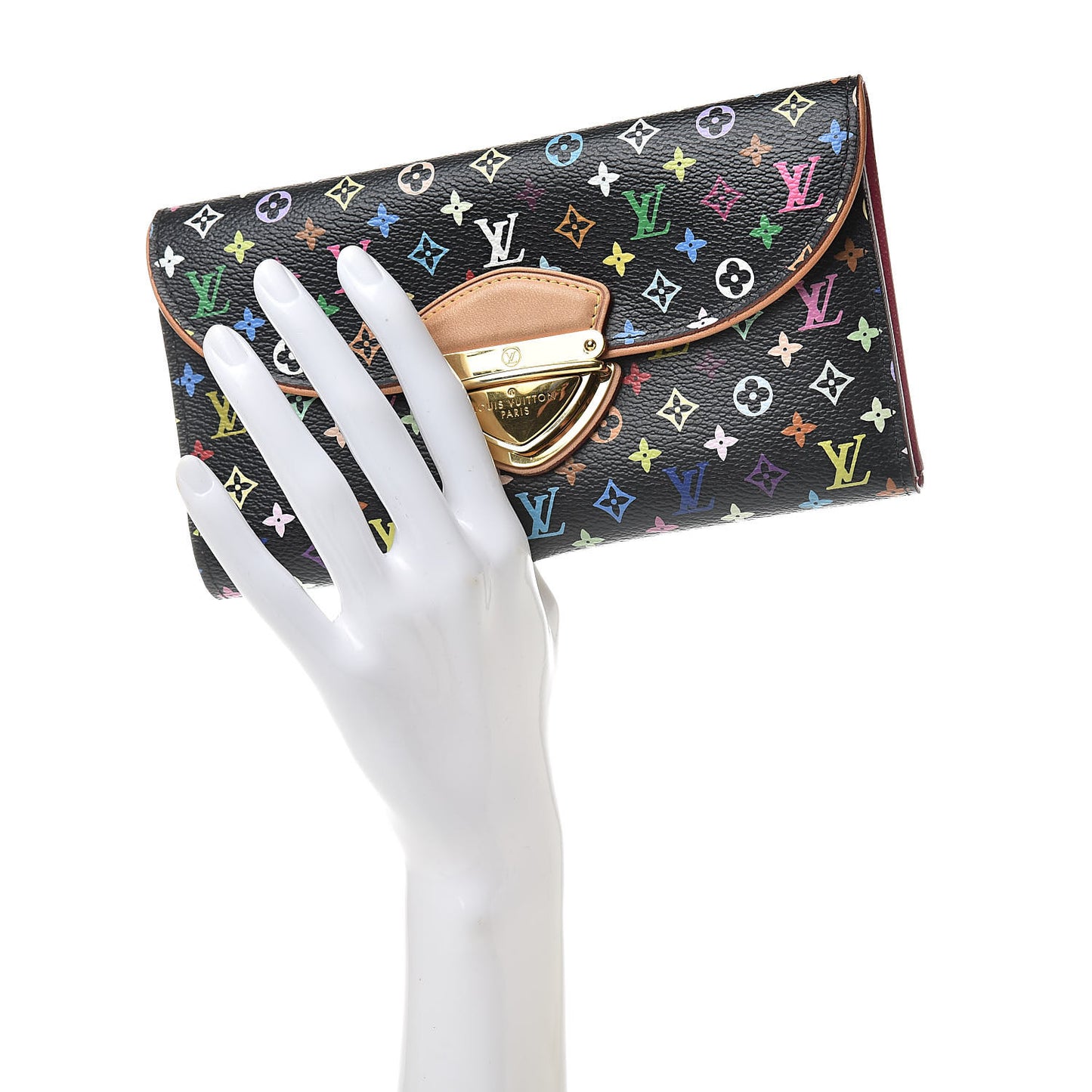 Monogram Multicolor Eugenie Wallet Black Grenade
