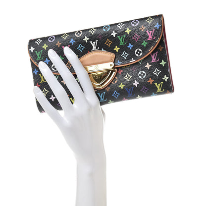 Louis Vuitton Monogram Multicolor Eugenie Wallet Black Grenade 2 of 13