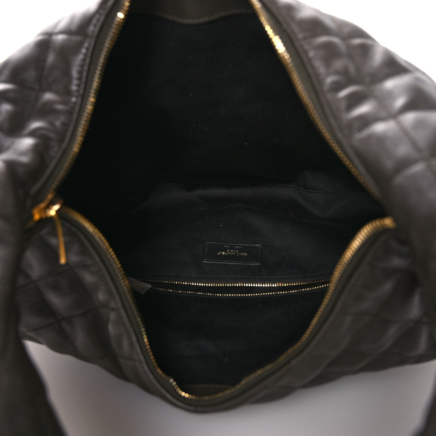 Lambskin Quilted Maxi Icare Shopping Tote Light Musk