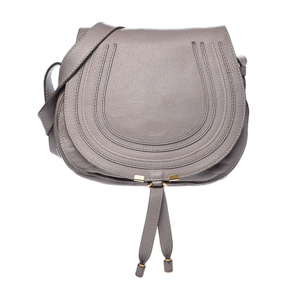 Chloe Calfskin Medium Marcie Round Crossbody Bag Cashmere Grey 1 of 23