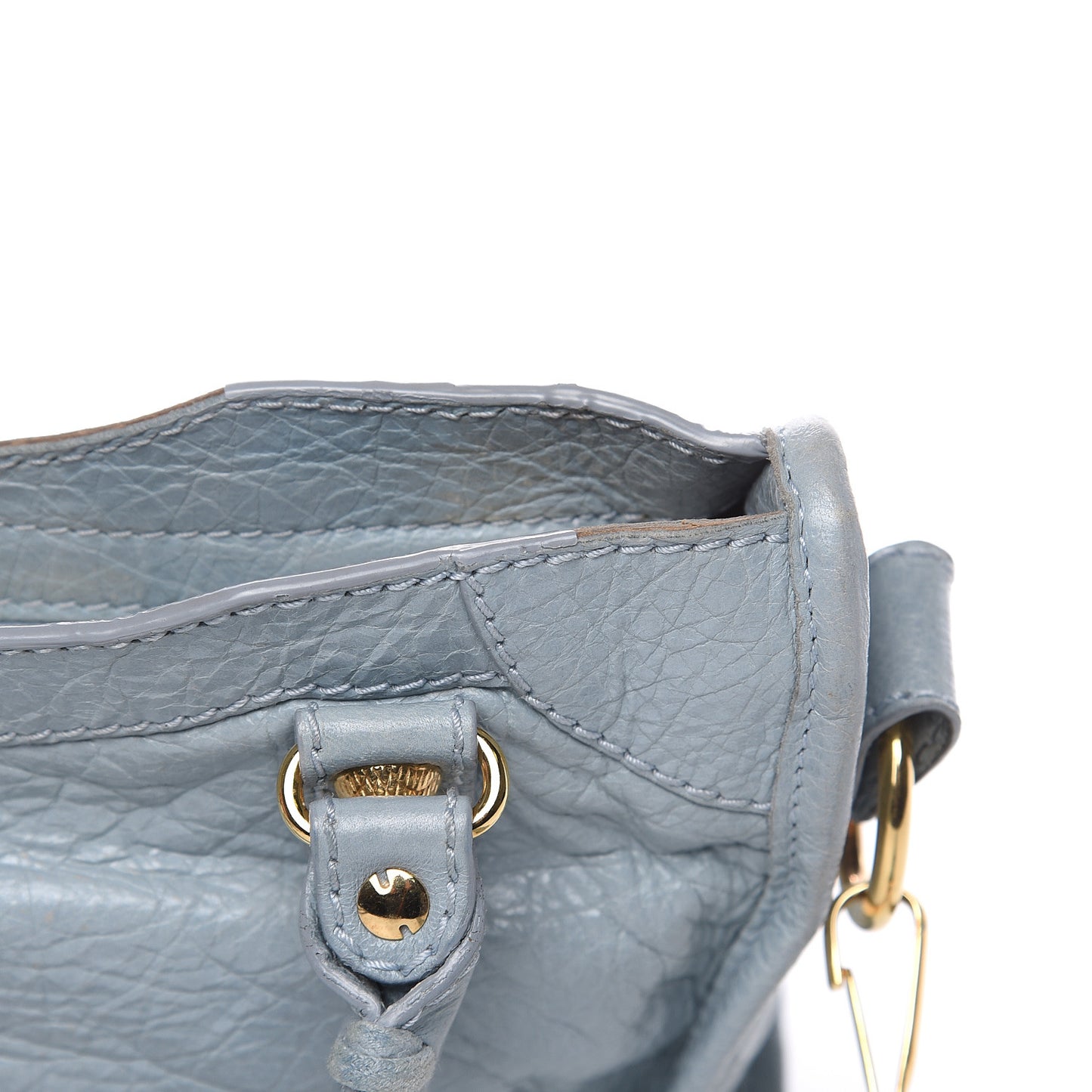 Agneau Giant 12 Gold Hardware Mini City Bleu Opaline