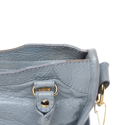 Balenciaga Agneau Giant 12 Gold Hardware Mini City Bleu Opaline 14 of 15