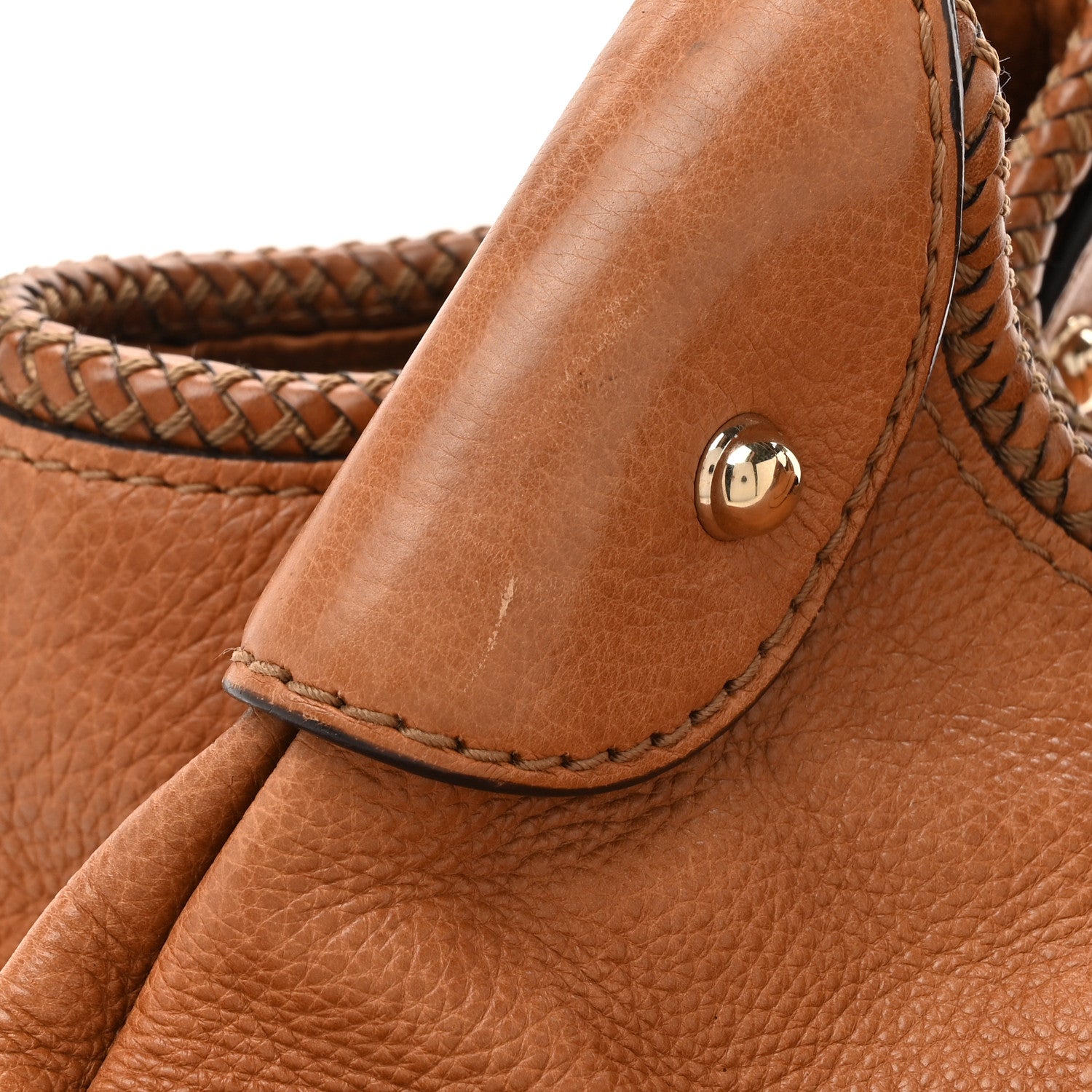 Gucci Pebbled Calfskin Medium Marrakech Shoulder Bag Camel 14 of 18