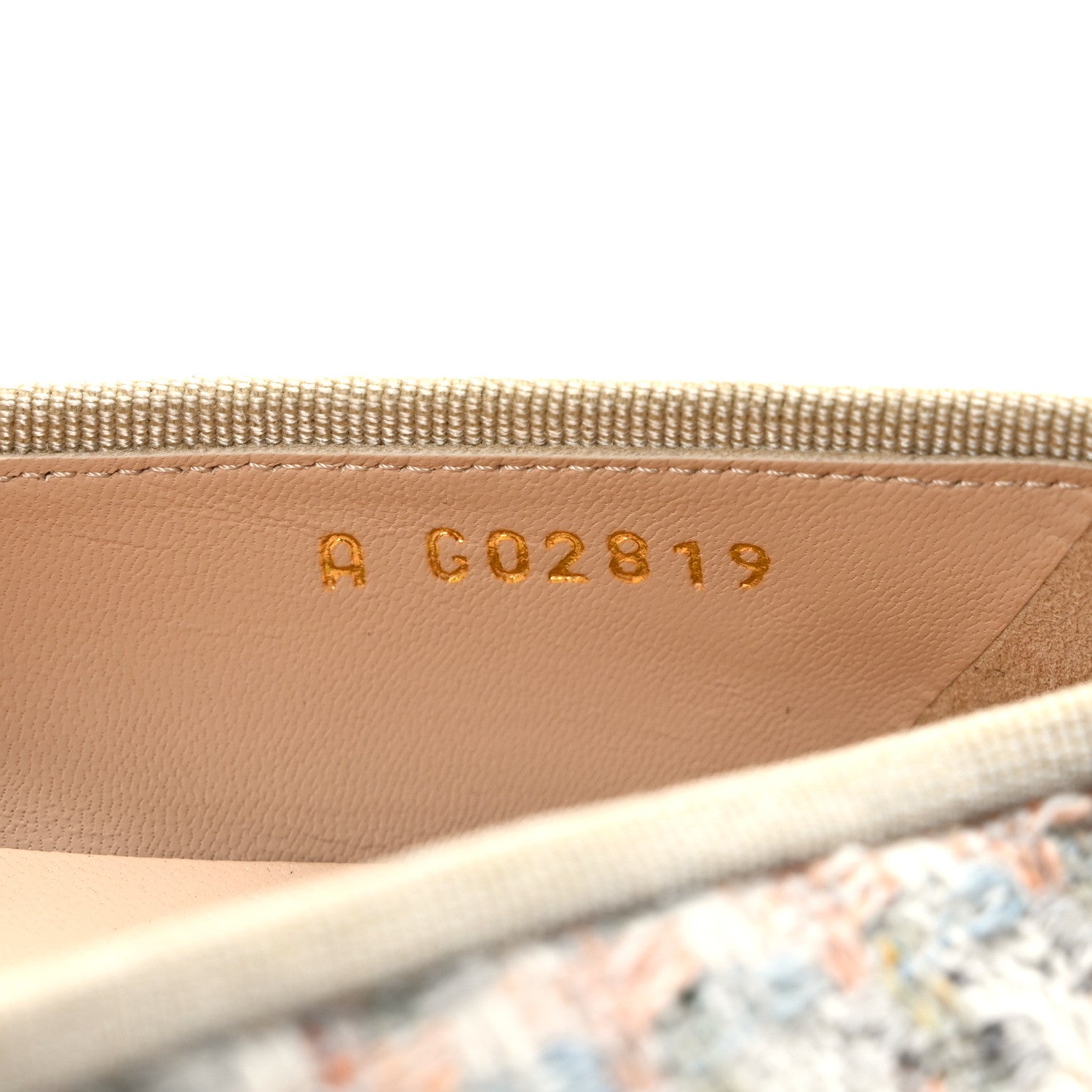Chanel Tweed Lambskin Cap Toe Ballerina Flats 35.5 Beige Multicolor 8 of 8