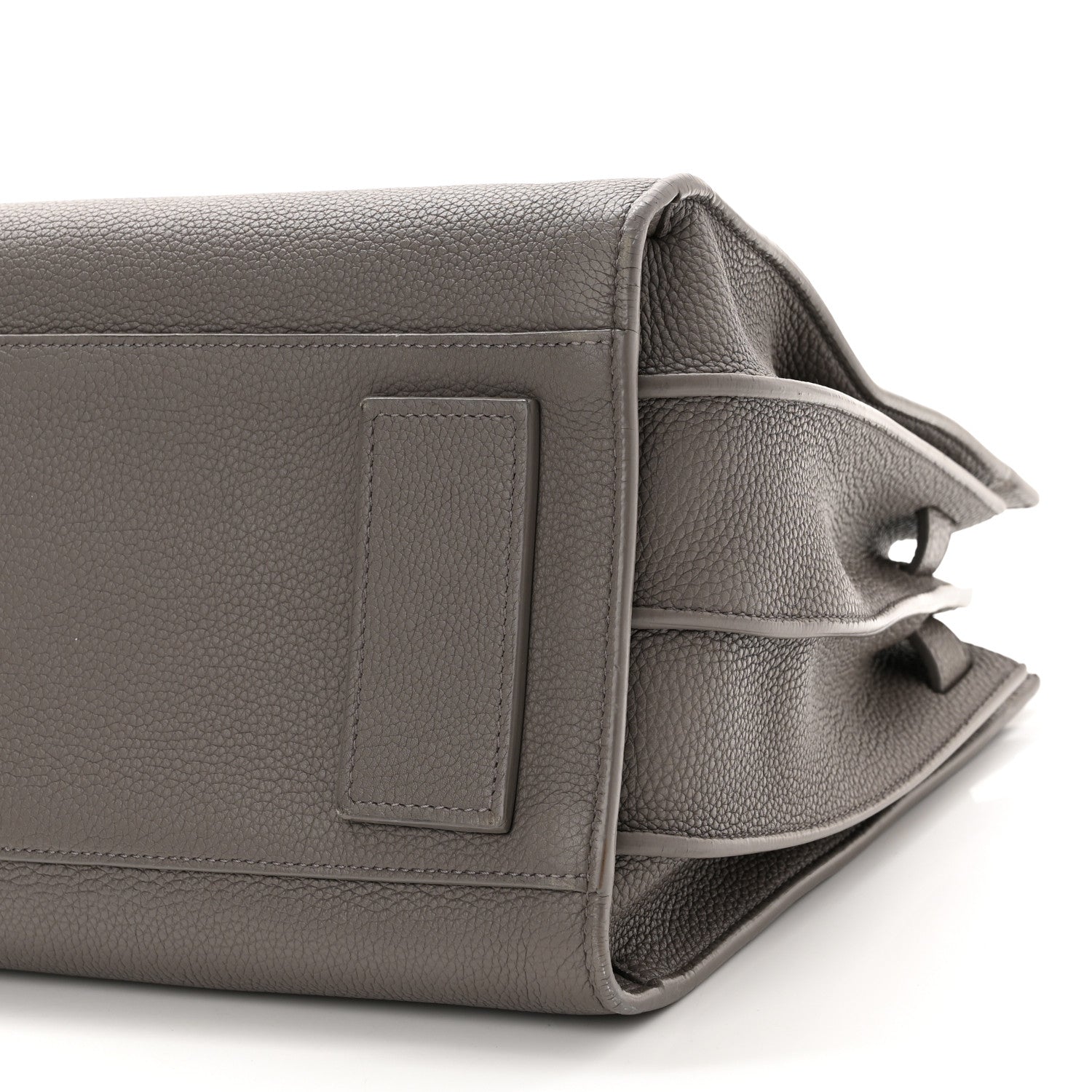 Saint Laurent Grained Calfskin Small Supple Sac De Jour Mouse Grey 11 of 14