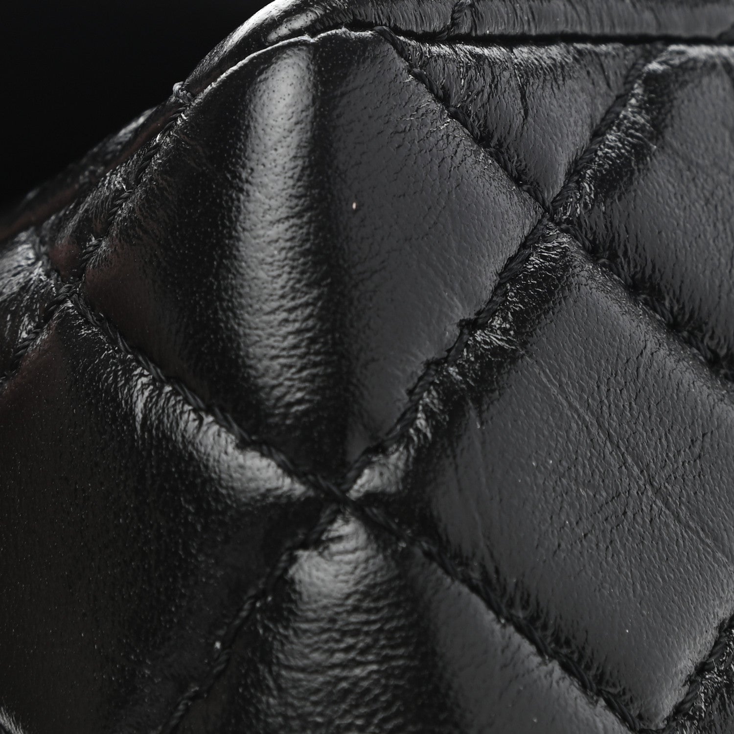 Chanel Shiny Lambskin Quilted Small Montcoco Flap Black 11 of 11