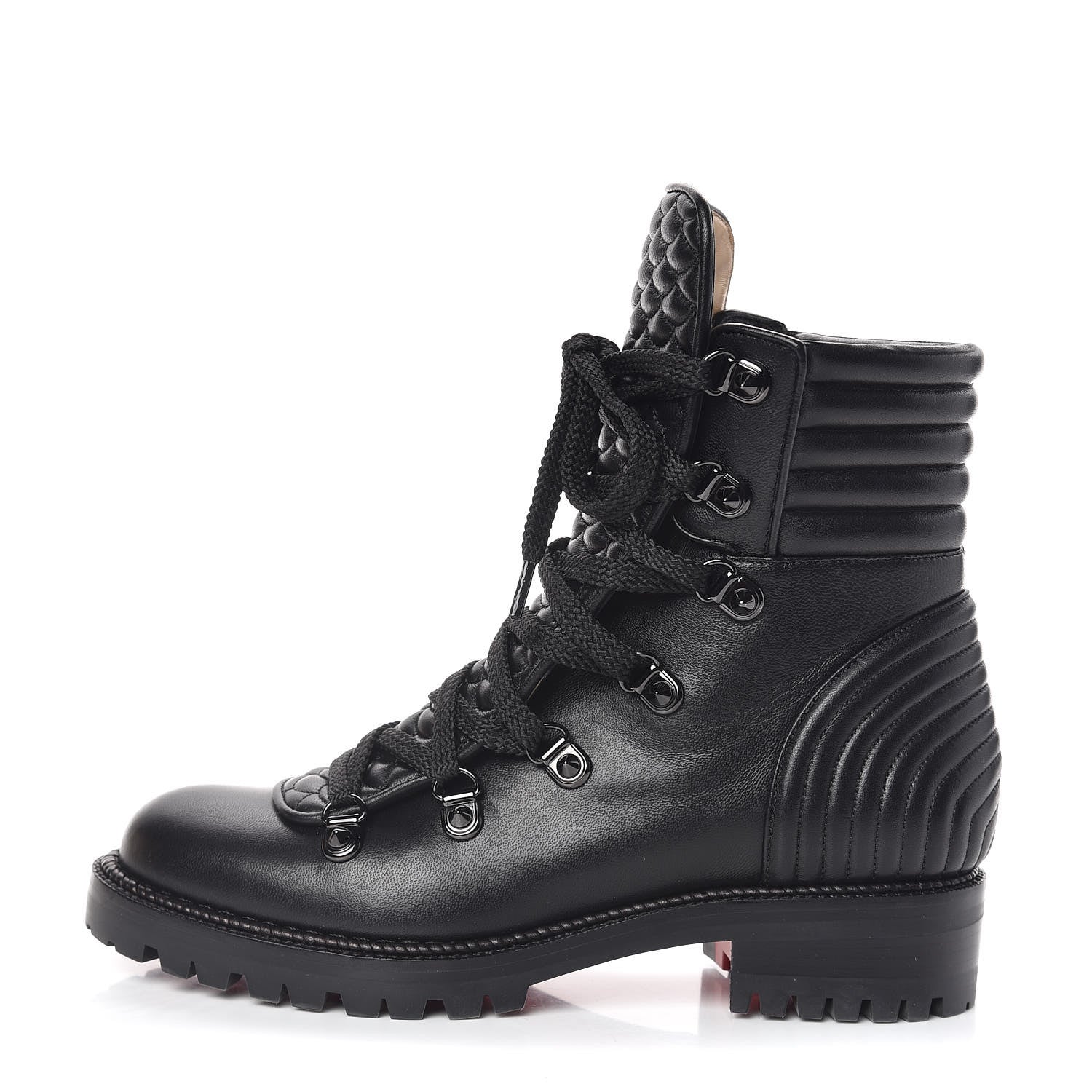 Christian Louboutin Nappa Mad Flat Boots 36 Black 1 of 8