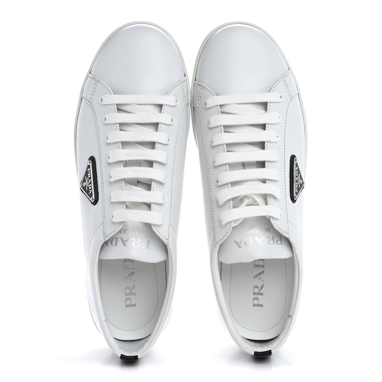 Spazzolato Rois Triangle Logo Mens Low Top  Sneakers 9.5 White Black