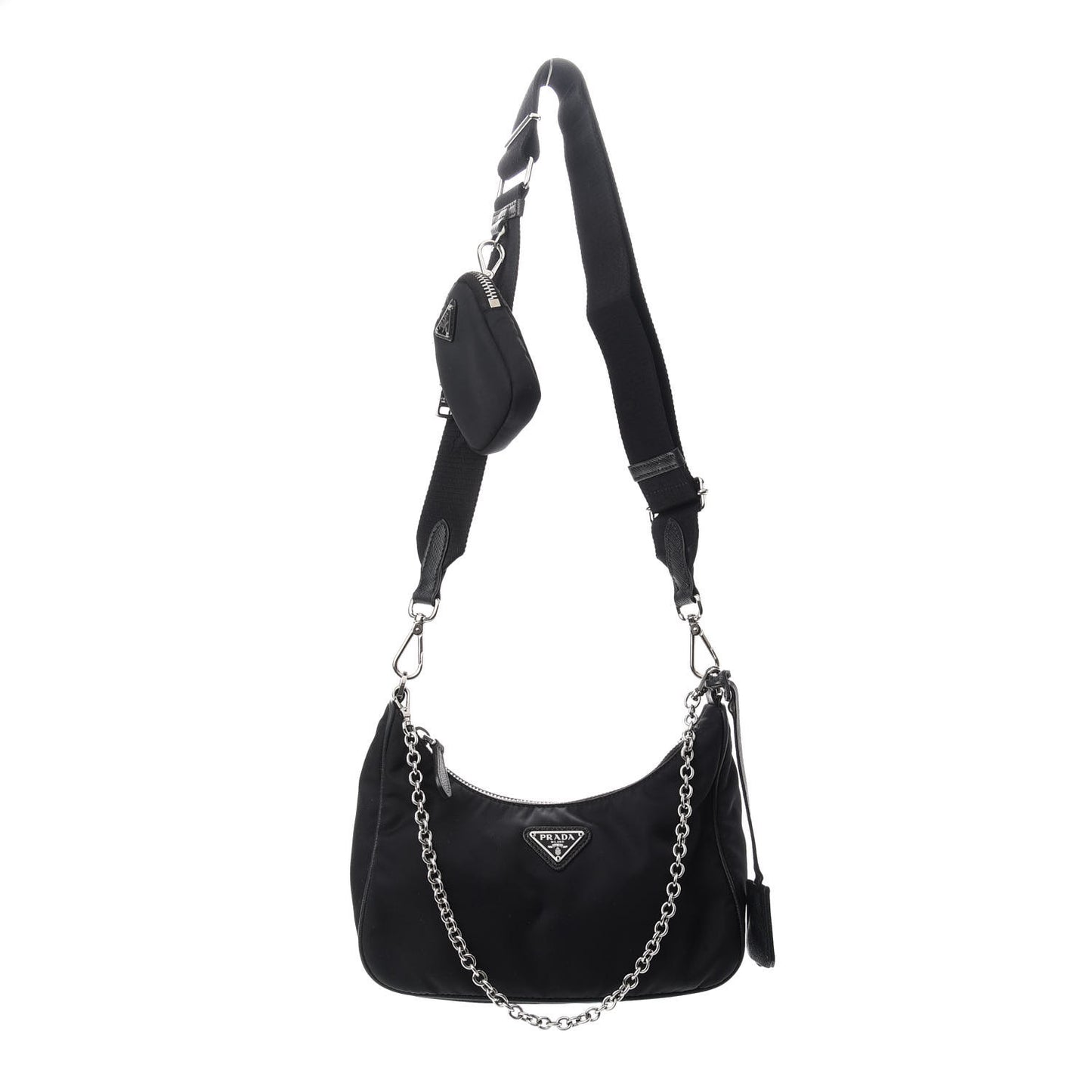 Nylon Re-Edition 2005 Shoulder Bag Black
