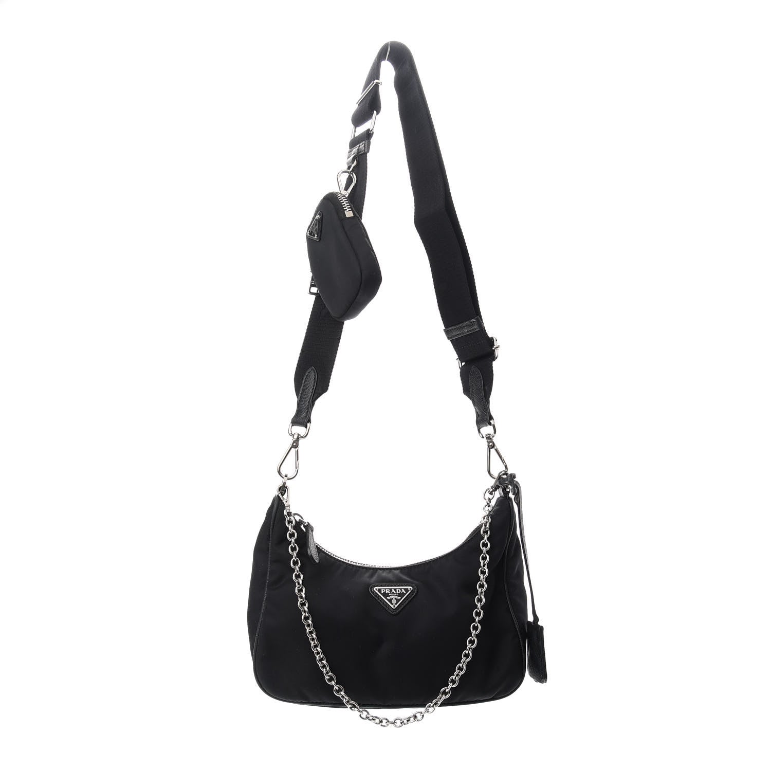 Prada Nylon Re-Edition 2005 Shoulder Bag Black 1 of 13