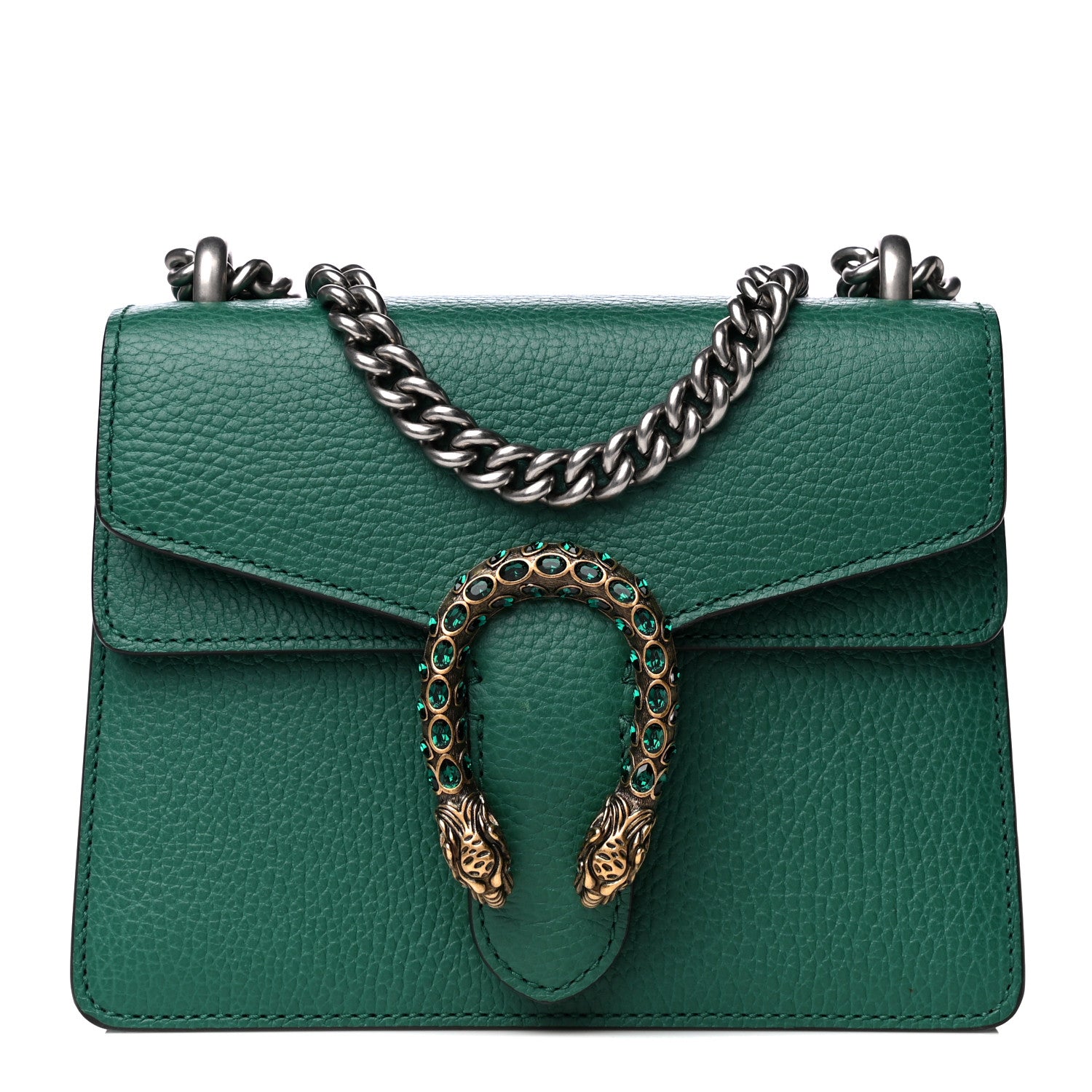 Gucci Calfskin Mini Dionysus Shoulder Bag Emerald 1 of 11