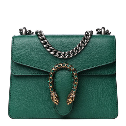Gucci Calfskin Mini Dionysus Shoulder Bag Emerald 1 of 11