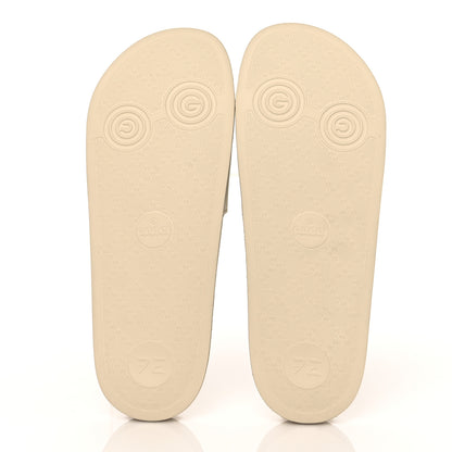 Gucci Rubber Womens Logo Slide Sandals Off White 5 of 7
