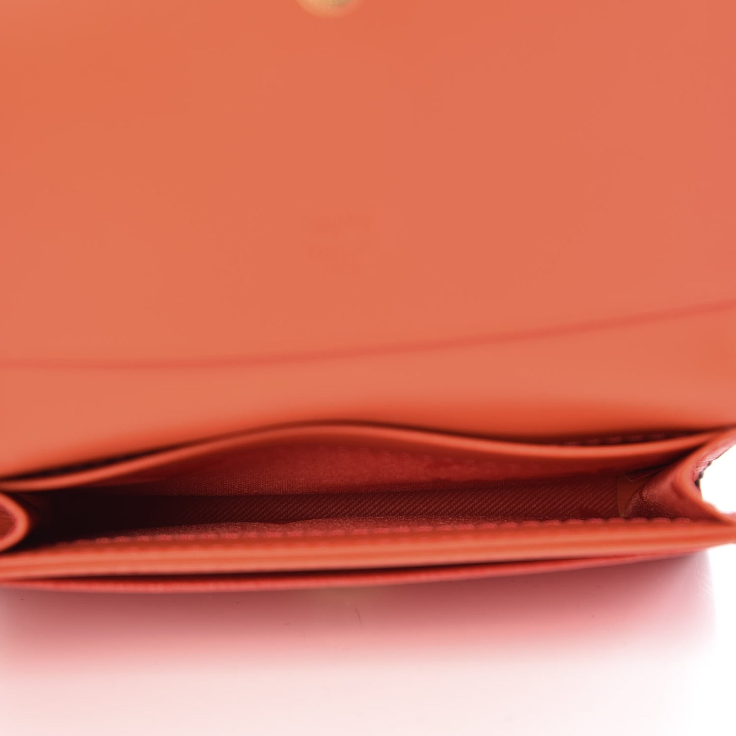 Saffiano Snap Card Wallet Poppy Red