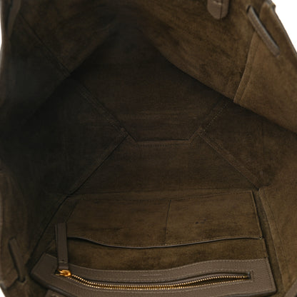 Celine Soft Grained Calfskin Small Belt Cabas Phantom Taupe 5 of 10