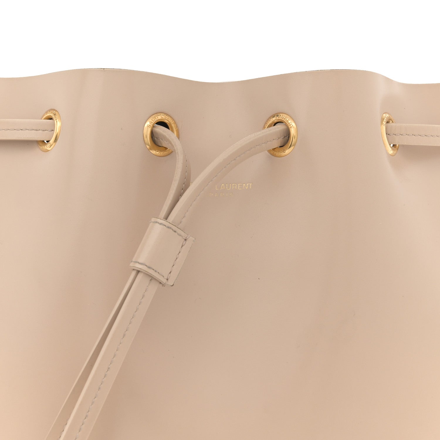 Saint Laurent Calfskin Medium Emmanuelle Bucket Bag Nude Powder 8 of 18