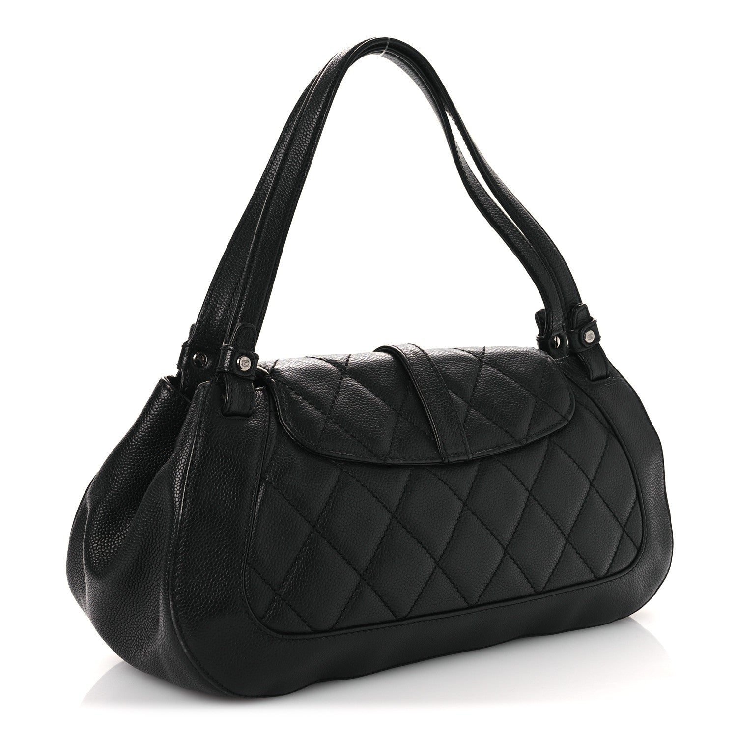 Chanel Caviar Quilted Small Mademoiselle Flap Bag Black 3 of 11