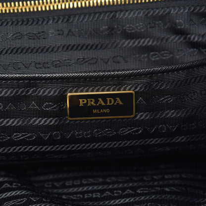Prada Tessuto Nylon Saffiano Shopping Tote Black 6 of 9