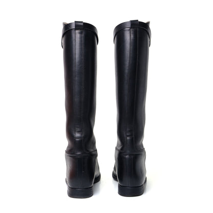 Hermes Box Kelly Jumping Boots 35 Black 5 of 9