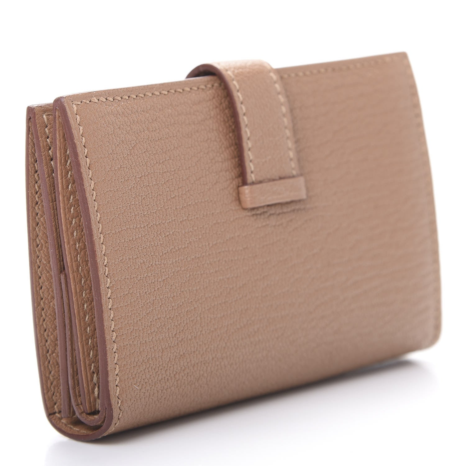 Hermes Chevre Mysore Mini Bearn Wallet Quebracho 3 of 8