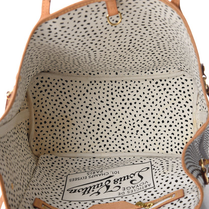 Louis Vuitton Monogram Kusama Waves Neverfull MM White 4 of 9