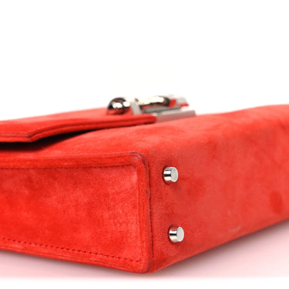 Hermes Veau Doblis Mini Verrou Chaine Bag Capucine 9 of 12