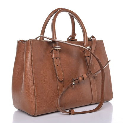 Mulberry Classic Grain Small Bayswater Double Zip Tote Oak 4 of 10