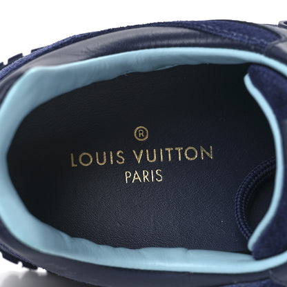 Louis Vuitton Suede Run Away Sneakers 37 Blue 7 of 8