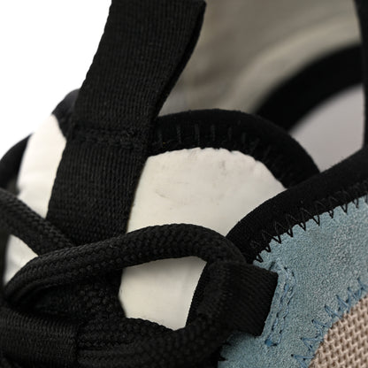 Chanel Suede Calfskin Mixed Fibers CC Sneakers 36 Beige Yellow Light Blue 10 of 11